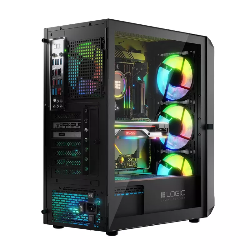 Obudowa komputerowa Logic Concept Portos ARGB ATX Czarna