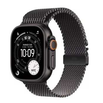 Smartwatch Apple Watch Ultra 3 GPS + Cellular 49mm Czarna Tytanowa Koperta z Czarną Tytanową Pętlą Milanese Średnia