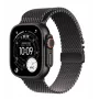 Smartwatch Apple Watch Ultra 3 GPS + Cellular 49mm Czarna Tytanowa Koperta z Czarną Tytanową Pętlą Milanese Średnia