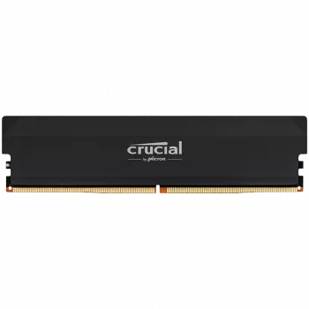 16GB Crucial Pro - Overclocking Edition Modul- DIMM 288-PIN - 6400 MHz / PC5-51200 - CL38 - 1.35 V - ungepuffert - non-ECC - Schwarz