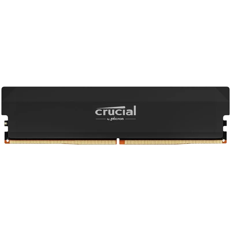 16GB Crucial Pro - Overclocking Edition Modul- DIMM 288-PIN - 6400 MHz / PC5-51200 - CL38 - 1.35 V - ungepuffert - non-ECC - Schwarz