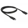 Kabel USB DeLOCK 85533 USB 3.2 Gen 1 1m USB C Czarny