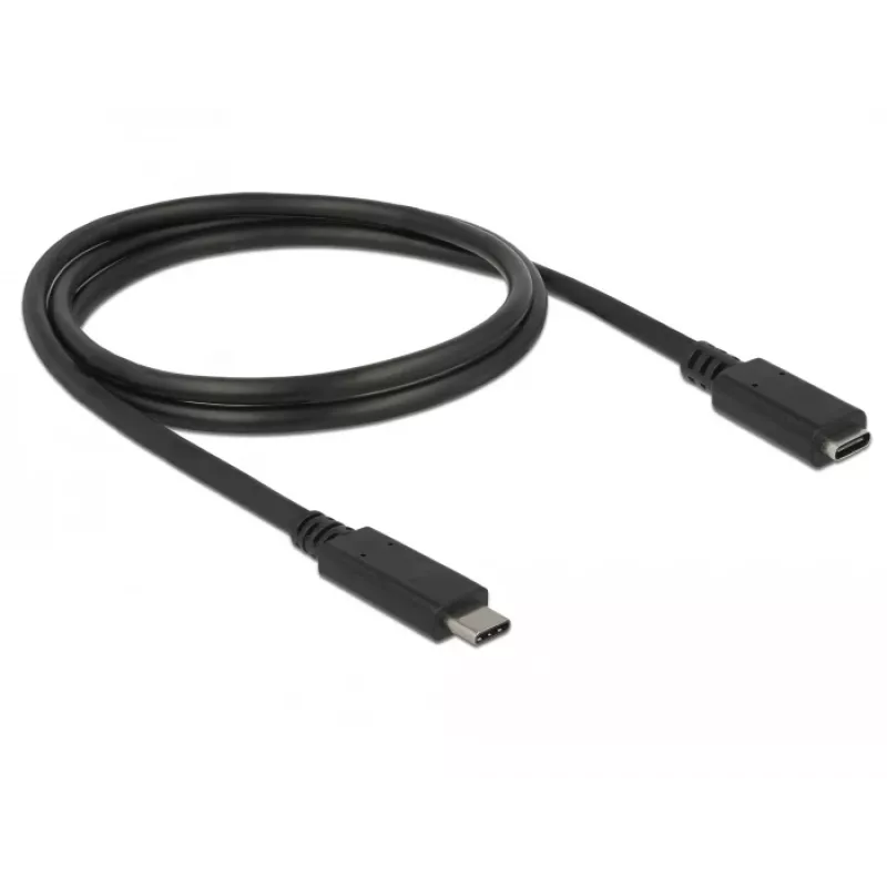 Kabel USB DeLOCK 85533 USB 3.2 Gen 1 1m USB C Czarny