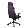 Fotel gamingowy Arozzi Vernazza SoftFabric fioletowy — ergonomiczna konstrukcja, regulowane podłokietniki i wysokość