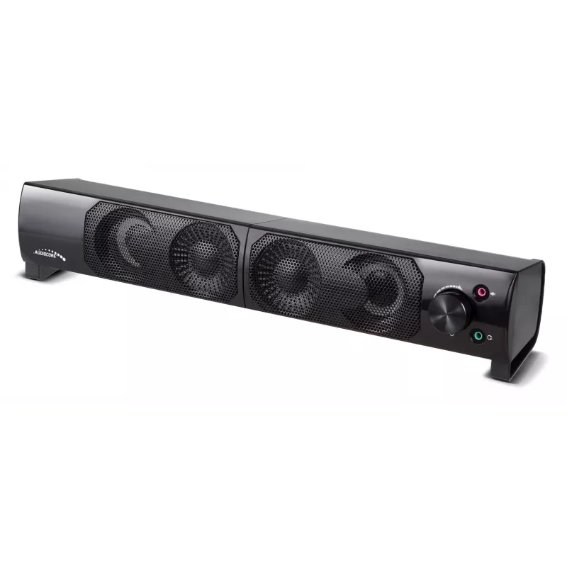 2-w-1 Głośnik PC Soundbar Komputerowy RGB LED Podświetlenie Stereo Gaming USB 2 x 3W AUX 3.5 mm