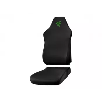 Pokrowce na krzesło gamingowe Razer RC81-04430100-R3M1 — czarne z zielonymi akcentami, zapasowe pokrowce materiałowe