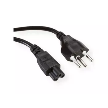 ROLINE 19.07.2097 kabel zasilający szwajcarski typ J (T12) do IEC C5, 3-pinowy, 1,8 m, czarny