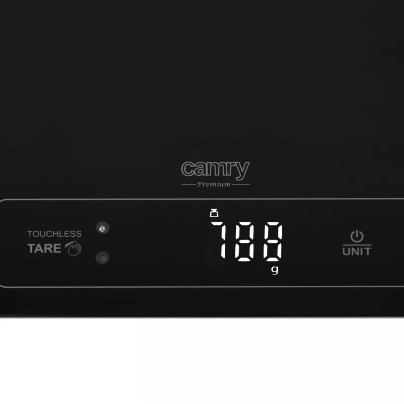 Waga kuchenna Camry CR 3175 Maksymalne obciążenie 15 kg Podziałka 1 g Wyświetlacz LED Czarny