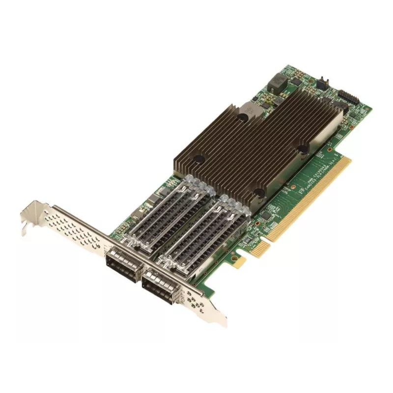 Karta sieciowa No name 4XC7A08297 PCIe 4.0 x16 Low-Profile 100Gb QSFP56 x2 do serwerów ThinkAgile VX