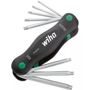 Śrubokręt kieszonkowy Wiha PocketStar Multi-bit, długość 120 mm, model 23047
