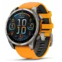 Garmin Fenix 8 3,56 cm (1,4) AMOLED 51 mm Cyfrowy 454 x 454 pikseli Ekran dotykowy Tytan Wi-Fi GPS (satelitarny)