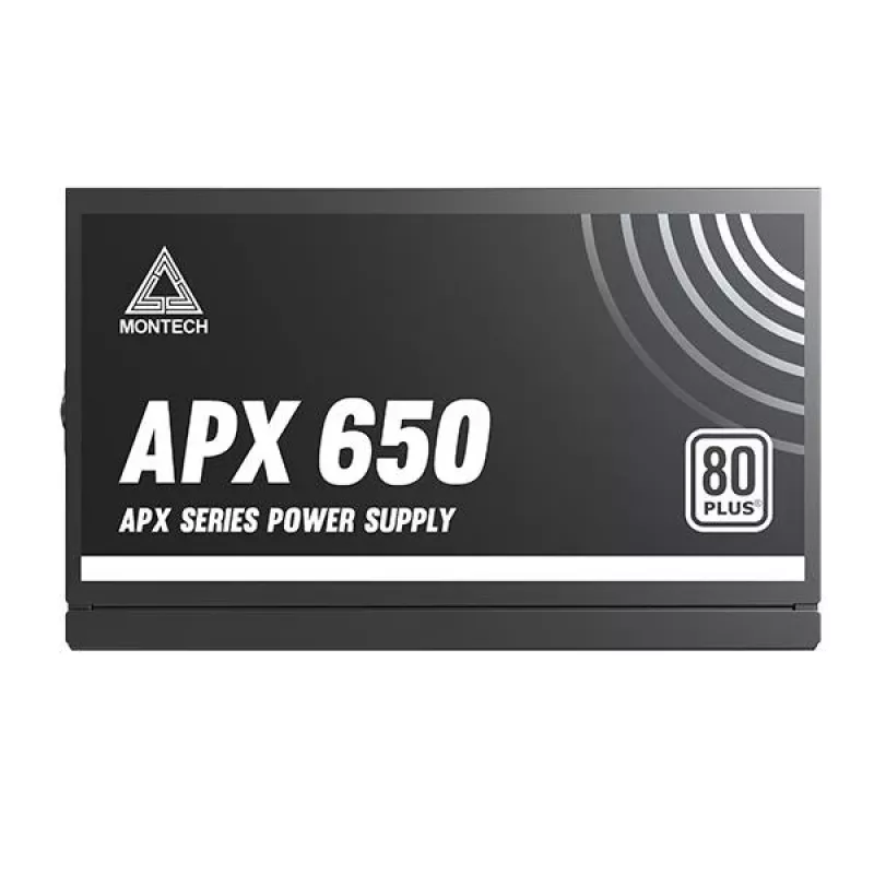 Montech APX650 zasilacz 650 W 20+4 pin ATX ATX Czarny