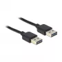 Kabel USB DeLOCK 1m USB 2.0 A czarny