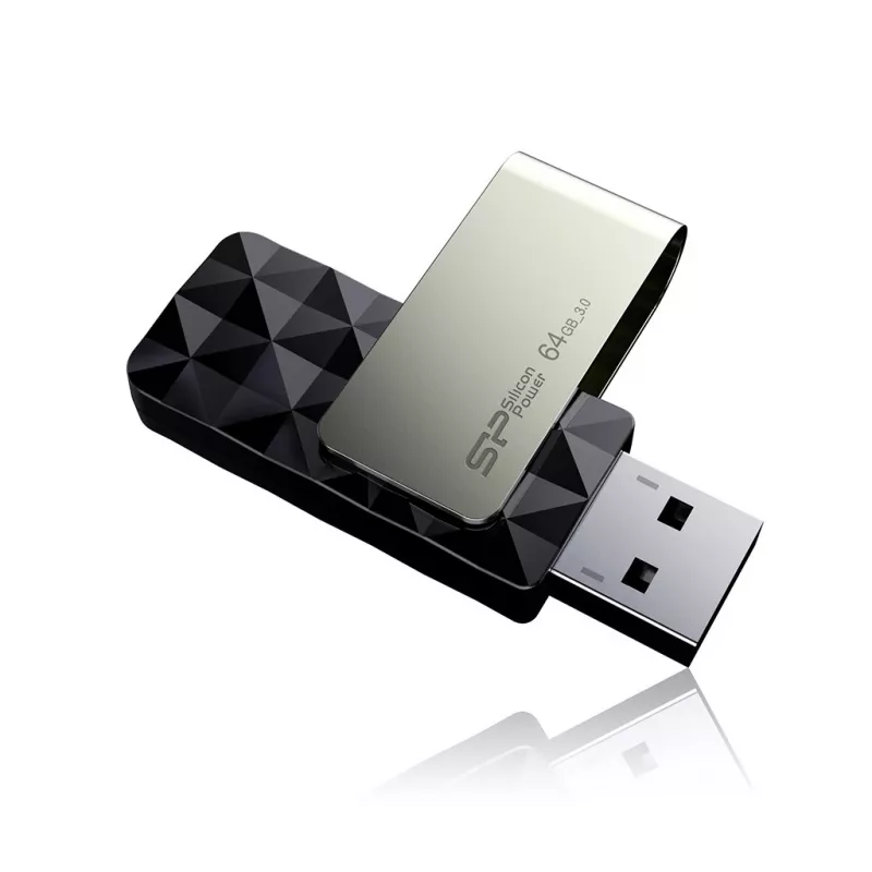 Pendrive Silicon Power Blaze B30 64 GB USB Type-A 3.0 (3.1 Gen 1) Czarny