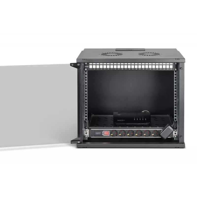 DIGITUS Zestaw sieciowy SOHO Pro, 483 mm (19 cali) - 9U, 540 x 400 mm (szer. x gł.)