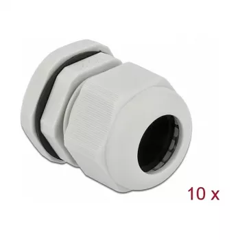 Przepust kablowy DeLOCK 60223 szary plastik 10 szt.