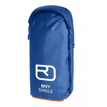 Śpiwór ORTOVOX Bivy Single dla dorosłych, prostokątny, poliuretanowy, niebieski, pomarańczowy