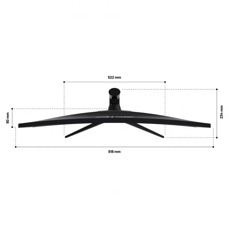 JAPANNEXT 86,4cm JN-IPS340UWQHD60C-C65W-HS zakrzywiony UWQHD