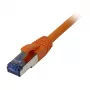 Kabel krosowy RJ45 - CAT6A 500MHz - 10m - pomarańczowy - S-STP(S/FTP) - AWG27 - LSZH - Synergy 21