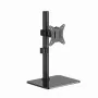 Wolnostojący uchwyt biurkowy GEMBIRD MS-D1ST-03 z pełnym zakresem ruchu do monitorów 17–32 cale, stal, czarny, VESA 75x75–100x100, 9 kg