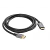 Lanberg CA-DPHD-20CU-0018-BK przejściówka kabel wideo 1.8 m DisplayPort HDMI Type A (Standard) Czarny, Srebrny
