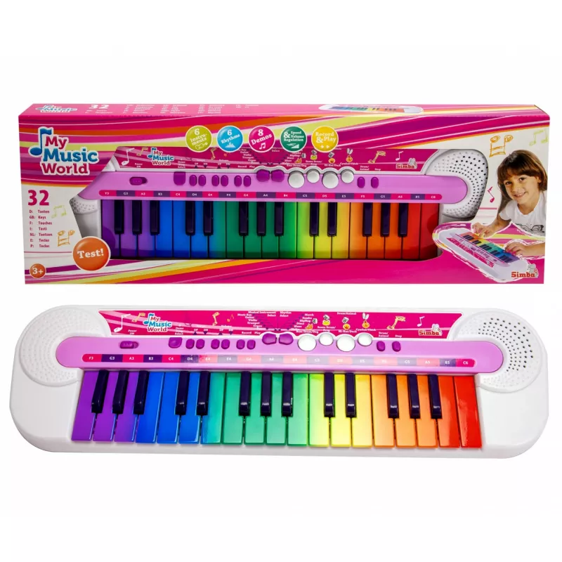 klawiatura Simba Toys Benelux My Music World 106834638 z klawiszami dotykowymi