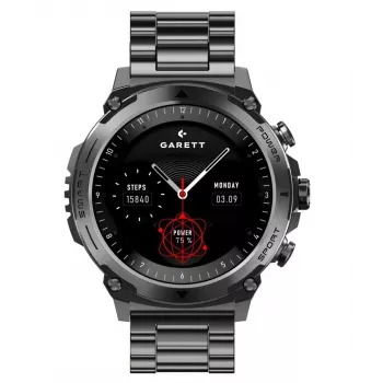 Smartwatch Garett Atom Czarny Steel