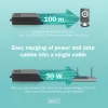 Digitus Gigabit Ethernet PoE+ injector 802.3at 30 W Czarny