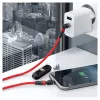 Kabel USB RealPower MagneticCharge2 1 m czerwony szybkie ładowanie i transfer danych