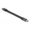 Kabel USB DeLOCK 40 Gb/s USB-C na USB-C 15 cm PD 3.0 100 W