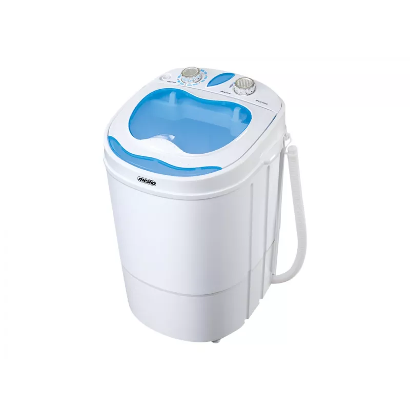 Pralka ładowana od góry Mesko MS 8053 — ładowność 3 kg, 360×370×530 mm, niebieska/biała