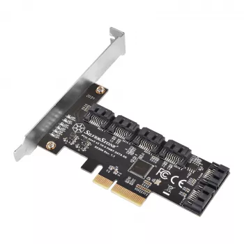 Kontroler Serial ATA SILVERSTONE SST-ECS06 — karta PCIe z 6 portami SATA