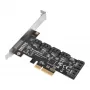 Kontroler Serial ATA SILVERSTONE SST-ECS06 — karta PCIe z 6 portami SATA