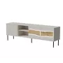 TV cabinet cama meble INSERTO 3D1W 190x40x62 cm wykończenie cashmere z LED