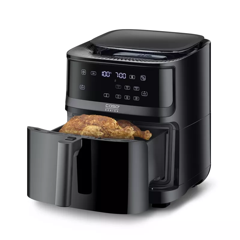 Frytkownica powietrzna Caso Steam and AirFry 700, 1700 W, 7 L, czarna