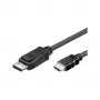 Good Connections HDMI 5m, 5 m, HDMI, DisplayPort, Męski, Męski, Czarny