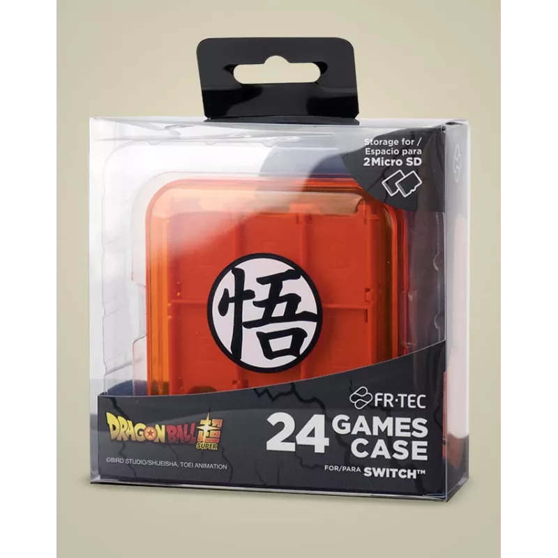 Etui na kartridże FR-TEC Dragon Ball Super Nintendo Switch pomarańczowe