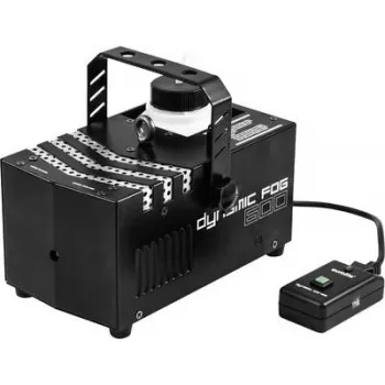 Wytwornica dymu EUROLITE DYNAMIC FOG 600 z uchwytem montażowym i pilotem przewodowym
