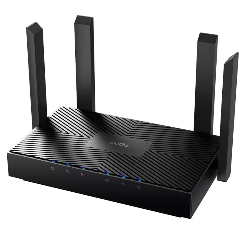 Router bezprzewodowy Cudy WR3000 Gigabit Ethernet Dwuzakresowy (2,4 GHz / 5 GHz) Czarny