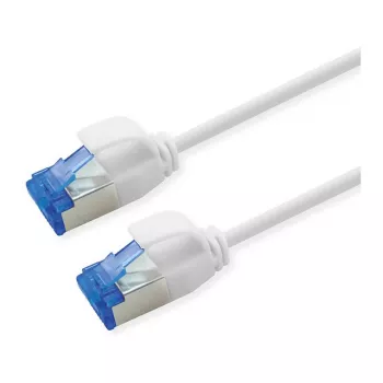 ROLINE kabel krosowy Cat.6A (klasa EA) S/FTP (PiMF), LSOH, PoE, wei, 0,3 m