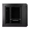 EXTRALINK LITE 6U 530X400 CZARNA SZAFA RACK DO MONTAŻU NA ŚCIANIE Z PÓŁKĄ