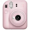 Aparat do zdjęć natychmiastowych Fujifilm Instax Mini 12 różowy — zdjęcie 86×54 mm, film 62×46 mm, ogniskowa 60 mm