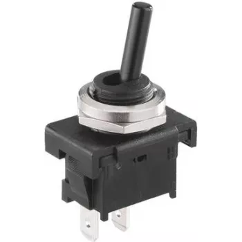 Bachmann 924.160 przełącznik dźwigniowy 1-biegunowy czarny wyłącznik elektryczny (924.160)