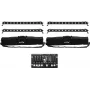 Zestaw listew LED EUROLITE 4x LED BAR-12 QCL RGBW z 2 miękkimi torbami i kontrolerem