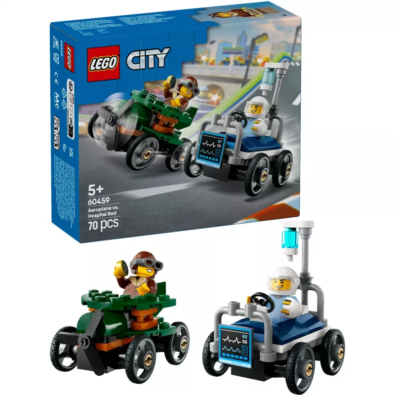 LEGO CITY 60459 Samolot kontra Łóżko Szpitalne