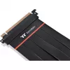 Wewnętrzny kabel zasilający THERMALTAKE AC-058-CO1OTN-C1, PCI-E x16 (Gen4) męski na żeński, 0,3 m, czarny