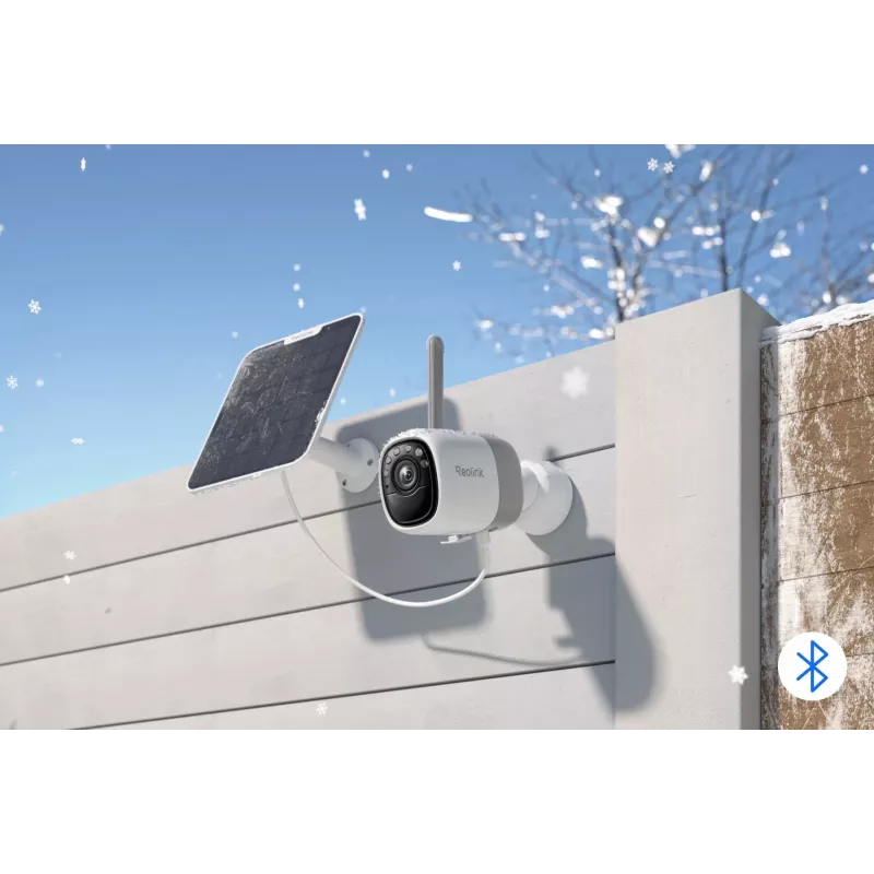 Kamera zewnętrzna typu bullet Reolink Altas Series G650 z panelem solarnym SolarPanel 3 — 4 MP, 4 mm, IP66, H.264/H.265, Micro SD do 512 GB