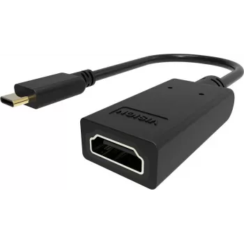 Adapter wideo VISION USB-C męski na HDMI żeński, 4K60Hz (3840×2160), czarny