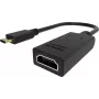 Adapter wideo VISION USB-C męski na HDMI żeński, 4K60Hz (3840×2160), czarny
