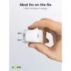 Goobay Uniwersalna czarna ładowarka wewnętrzna AC do szybkiego ładowania 65403 USB Type-C 110-240V